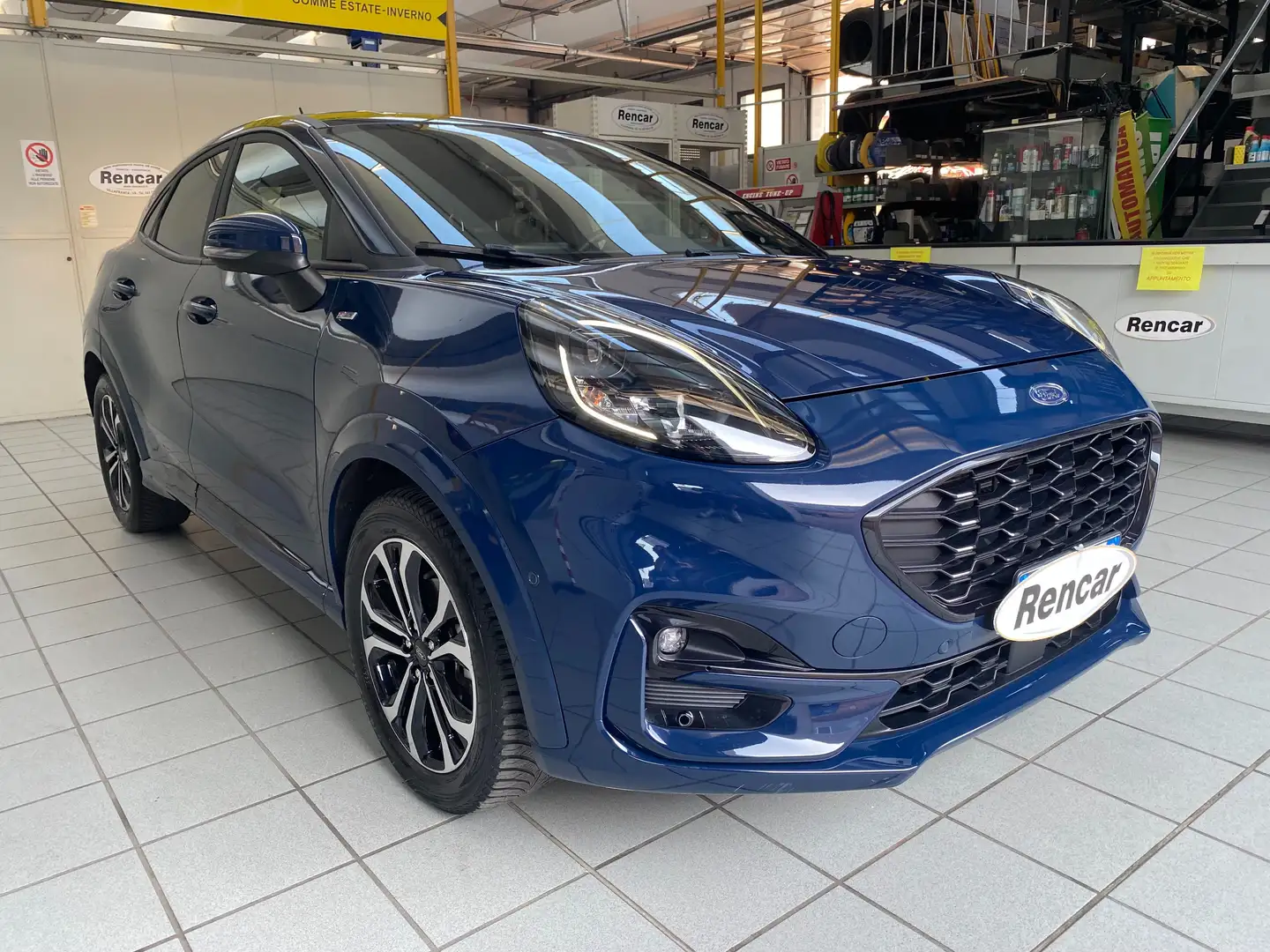 Ford Puma Puma II 2020 1.0 ecoboost h ST-line Design s Blau - 1