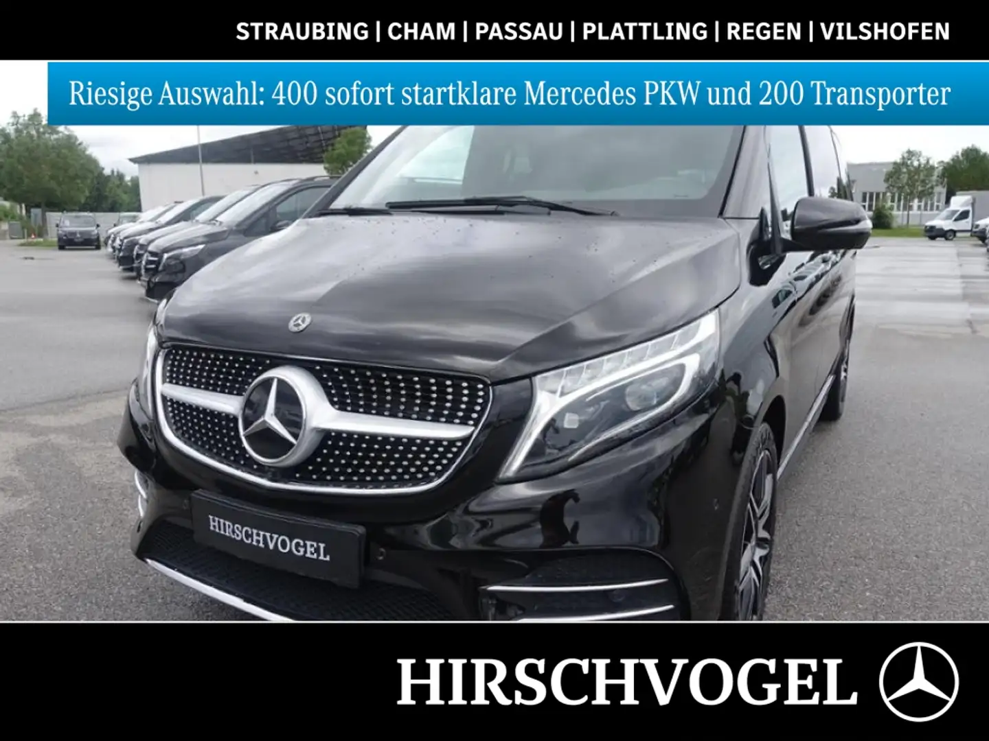 Mercedes-Benz V 300 d EXCLUSIVE Edition 4M AMG Memory+Pano+AHK Negro - 1
