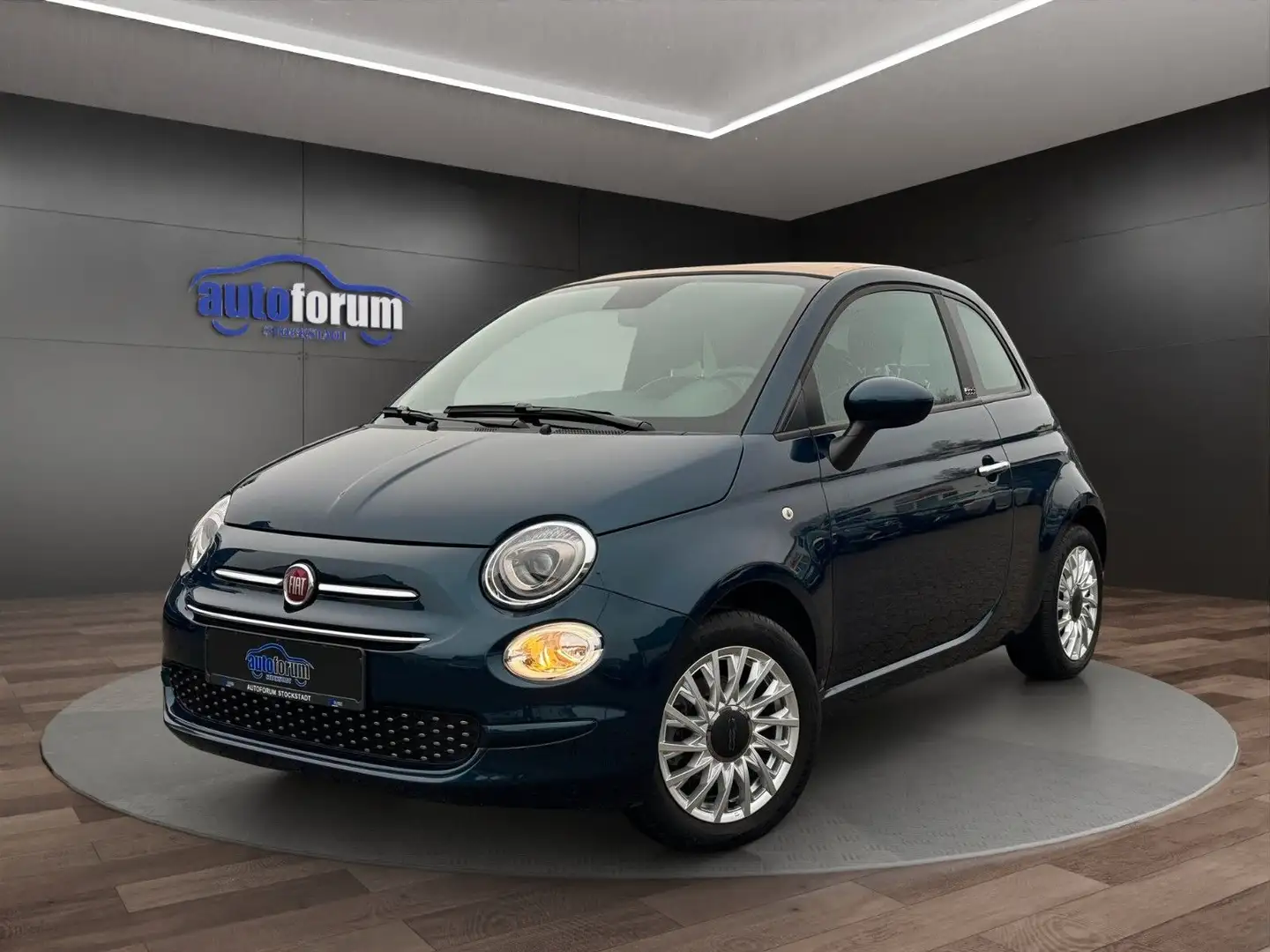 Fiat 500C Cabrio Lounge AUTOMATIK°NAVI°PDC°CARPLAY Albastru - 1