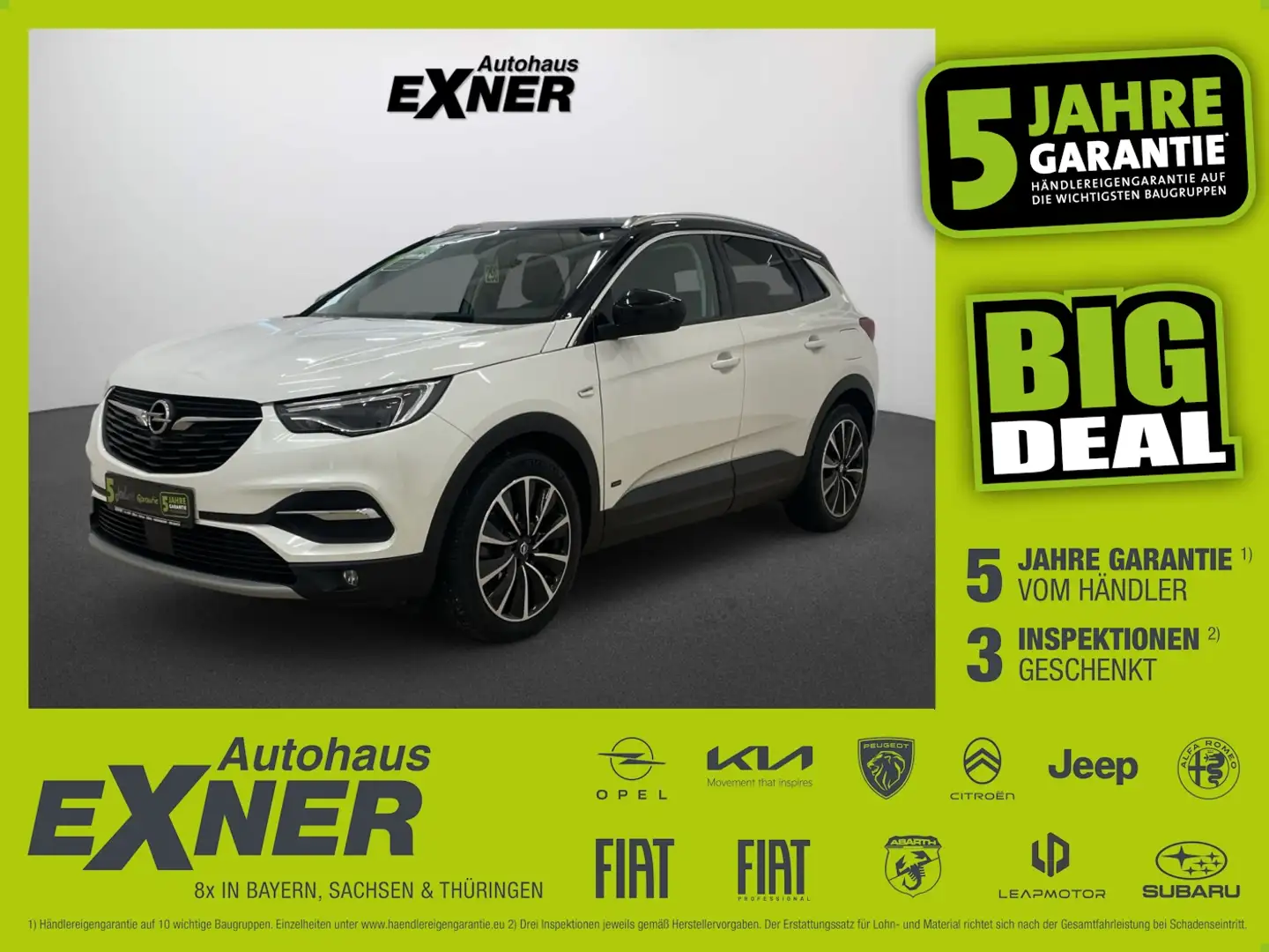 Opel Grandland X 1.6 Turbo Hybrid ULTIMATE *Navi*DAB Weiß - 1
