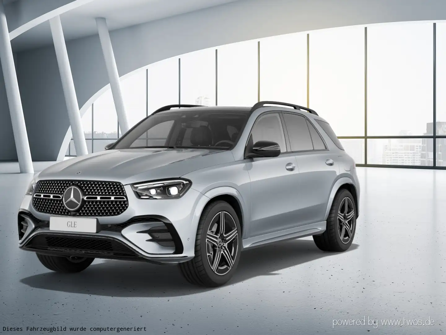 Mercedes-Benz GLE 400 GLE 400 e 4M AMG PanoD Distro AHK Nightp Sound LED Silber - 2