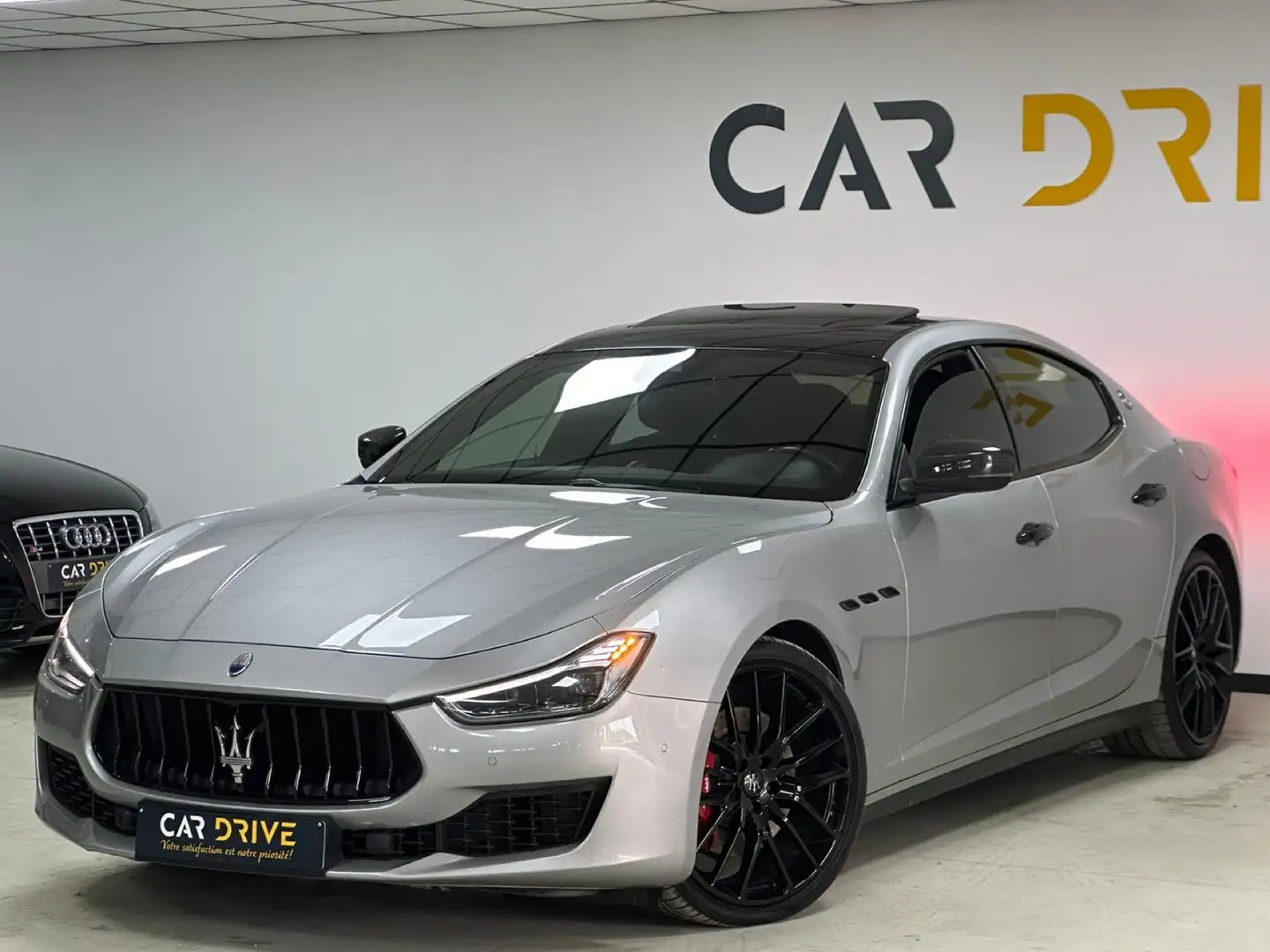 Maserati Ghibli 3.0/2019//106.000KM//1ERE MAIN//TOIT OUVRANT//TVAC Argent - 1