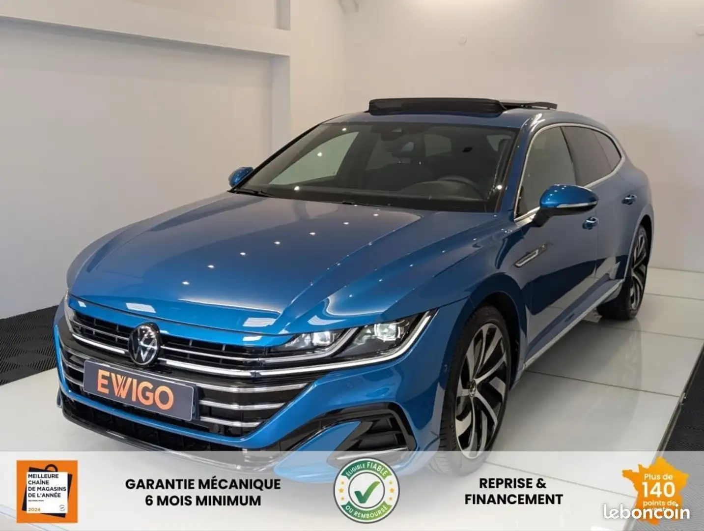 Volkswagen Arteon SHOOTING BRAKE 2.0 TDI 200ch R-LINE DSG 7 Bleu - 1