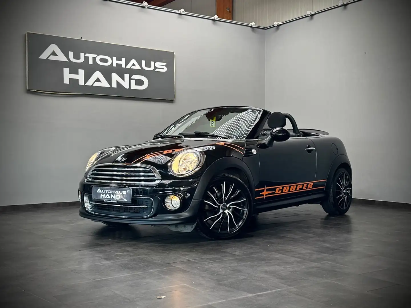 MINI Cooper Roadster Cooper*1.6*ROADSTER*CABRIO*OPEN-SKY*CHROM* Negro - 1