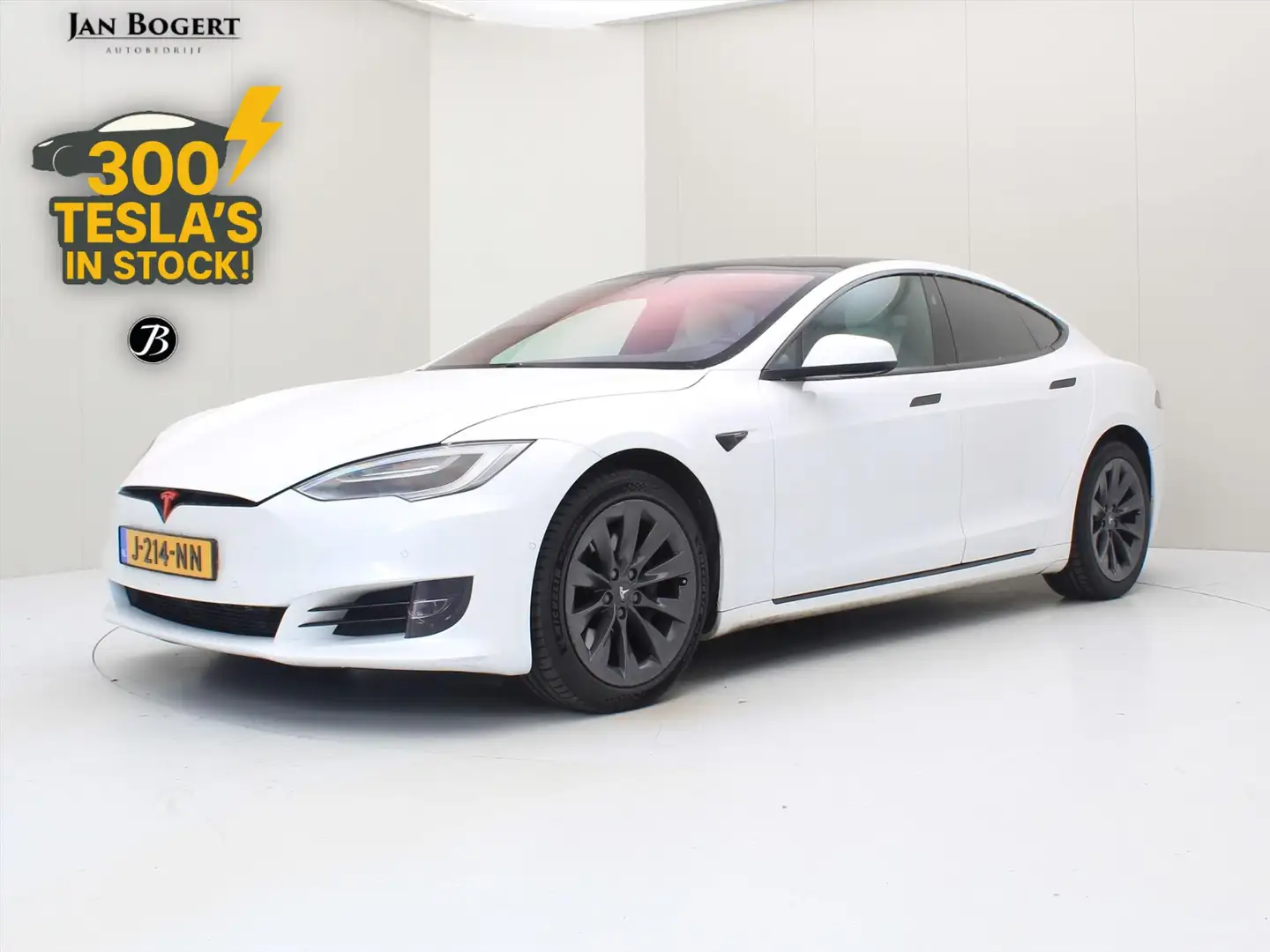 Tesla Model S Long-Range AWD 541pk 100kWh [ WIT LEDER+AUTOPILOT+ Wit - 1