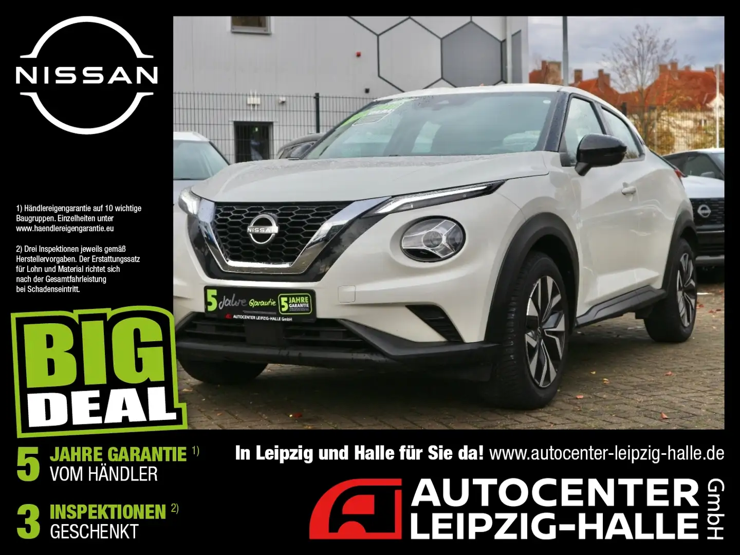 Nissan Juke 1.0 DIG-T Acenta LED Navi Kamera KlimaA Blanc - 1