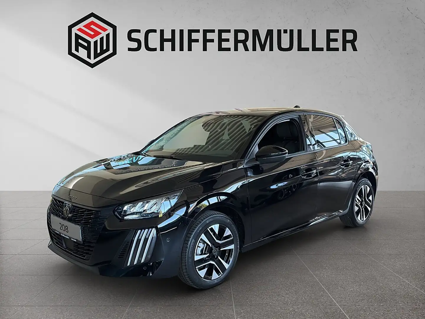 Peugeot 208 Hybrid 110 e-DCS6 Allure *NAVI 360° DriveAssist* Schwarz - 1