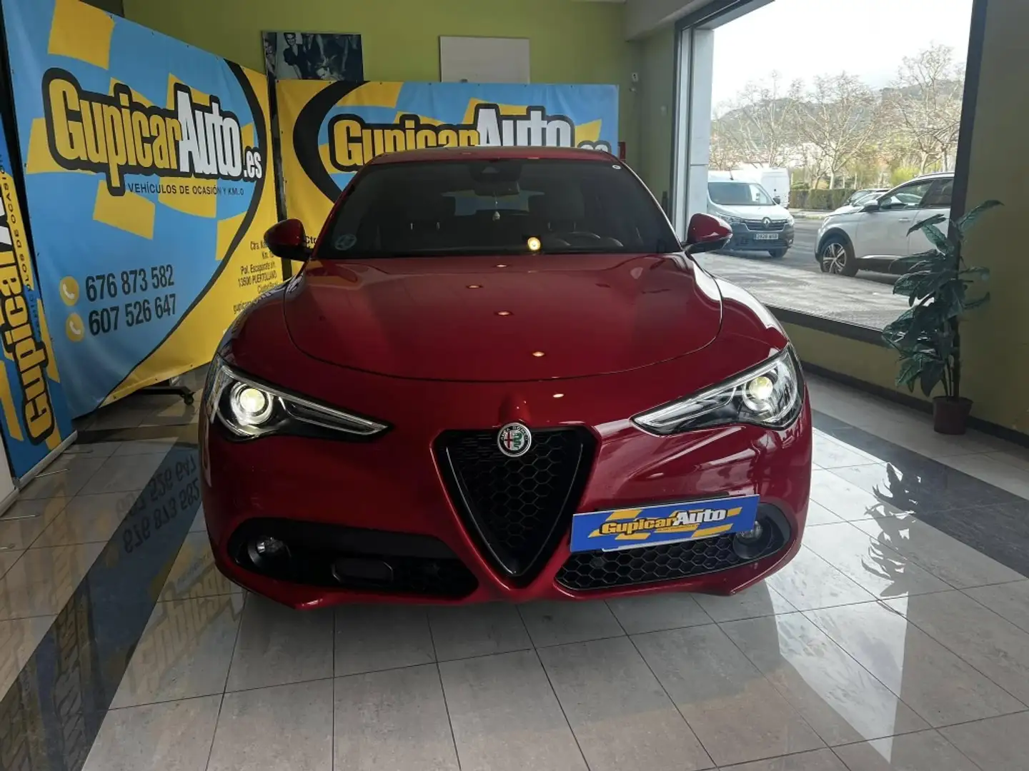 Alfa Romeo Stelvio 2.2 Sprint + Q4 190 Aut. Rouge - 2