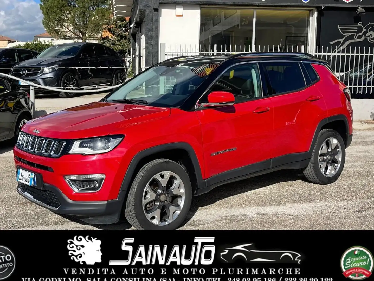 Jeep Compass Compass 2.0 mjt Limited 4wd 140cv Rojo - 1