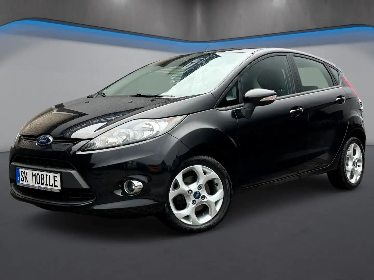 Ford Fiesta Trend KLIMA*TUV 06.27*Erst 90t.km Schwarz - 1