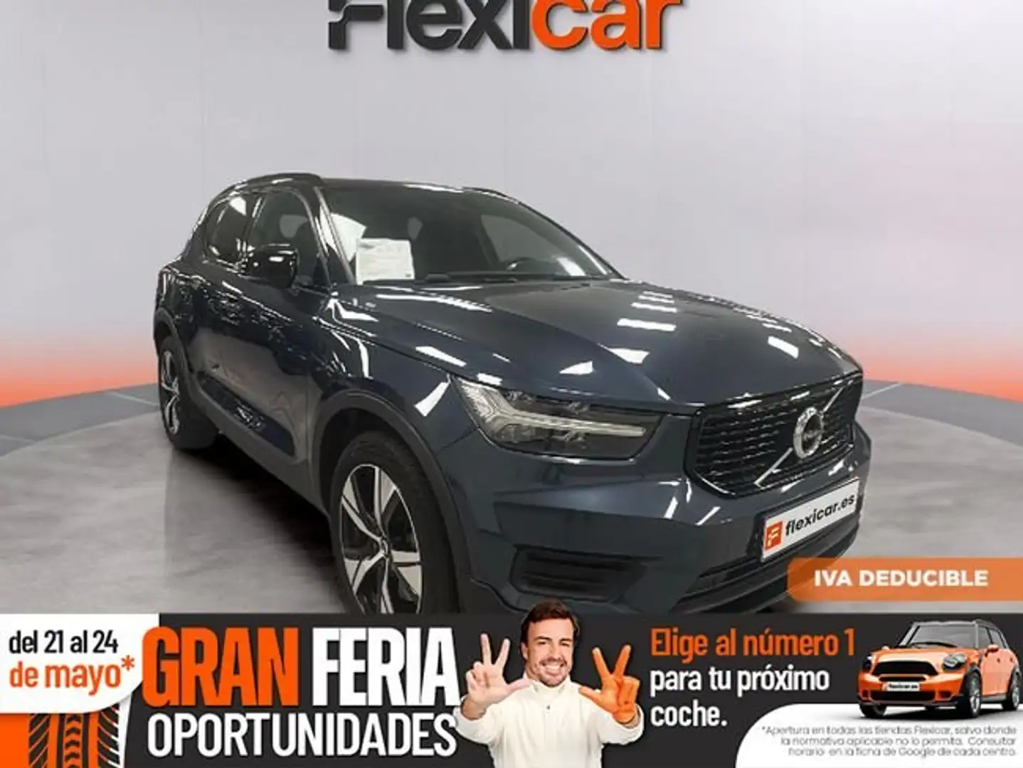 Volvo XC40 T4 Recharge Essential Aut. Gris - 1
