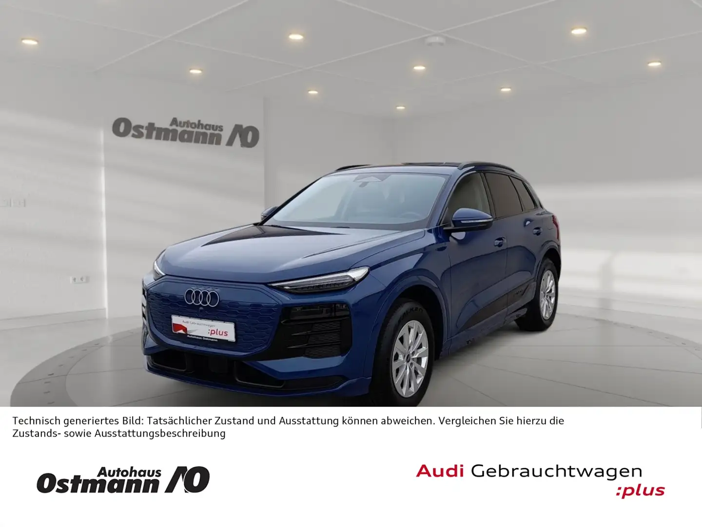 Audi Q6 e-tron e-tron Matrix Pano 19'' 360° 4xSHZ ACC Blau - 1