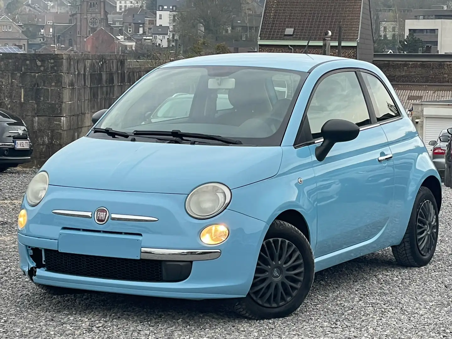 Fiat 500 0.9 T TwinAir Lounge Stop & Start Blauw - 2