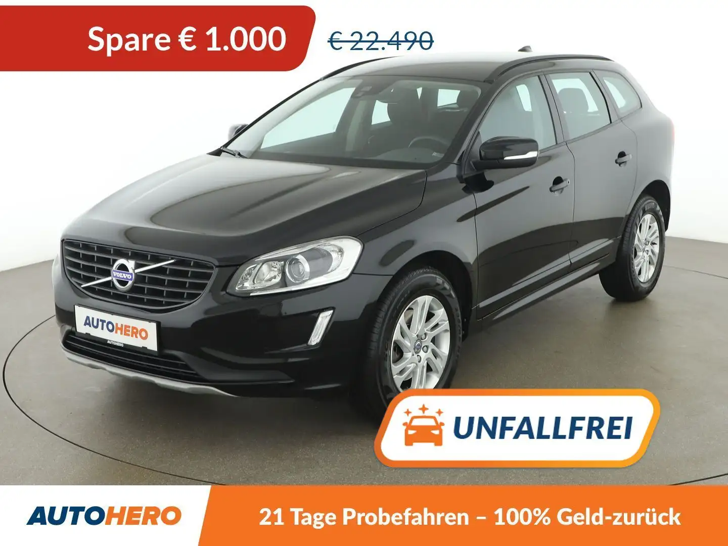 Volvo XC60 2.0 D3 Kinetic 2WD Schwarz - 1
