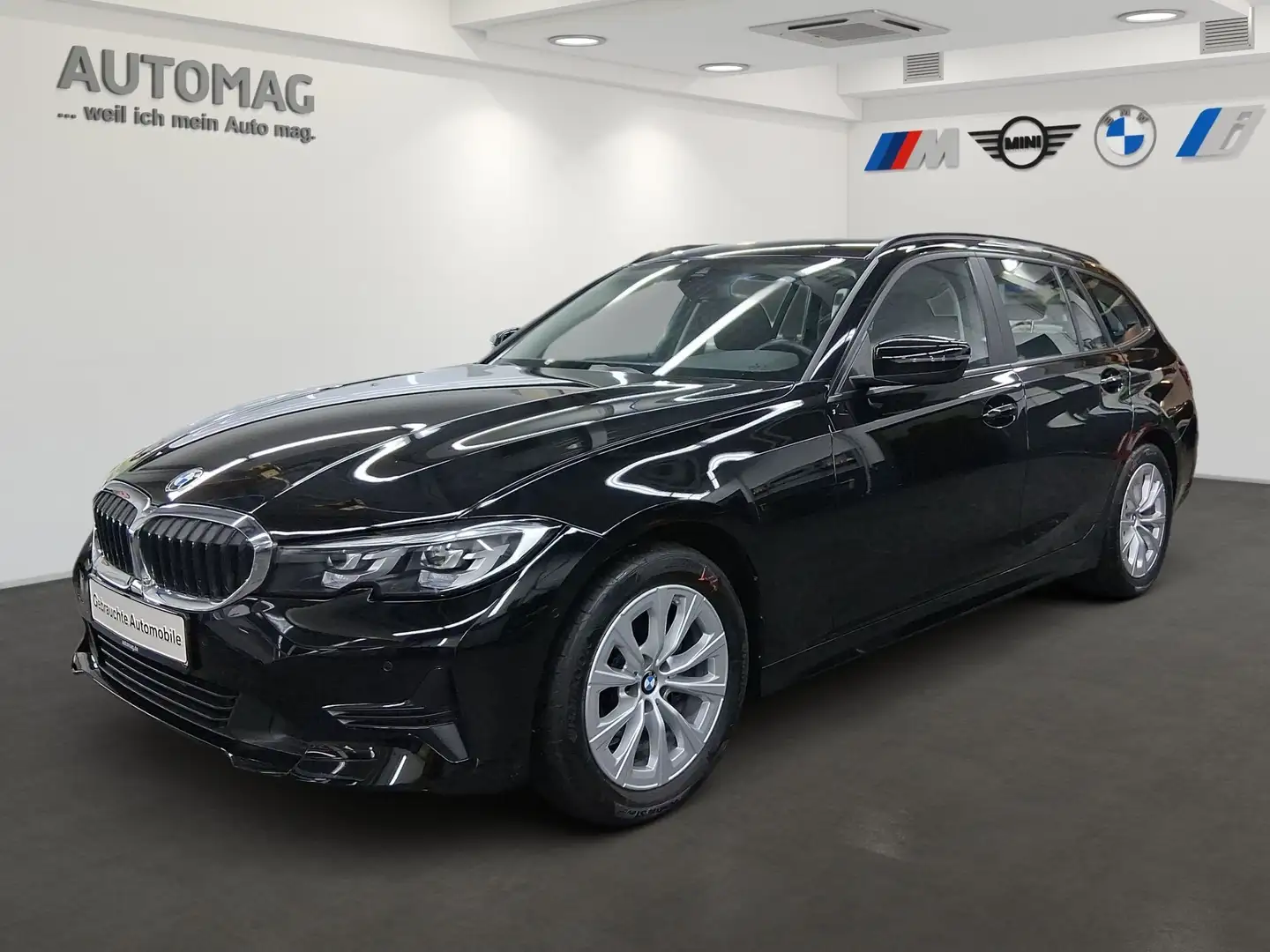 BMW 318 i Aut.*Live Cockpit Prof.*PDC*Alarm*HiFi*1. Hand* Zwart - 1