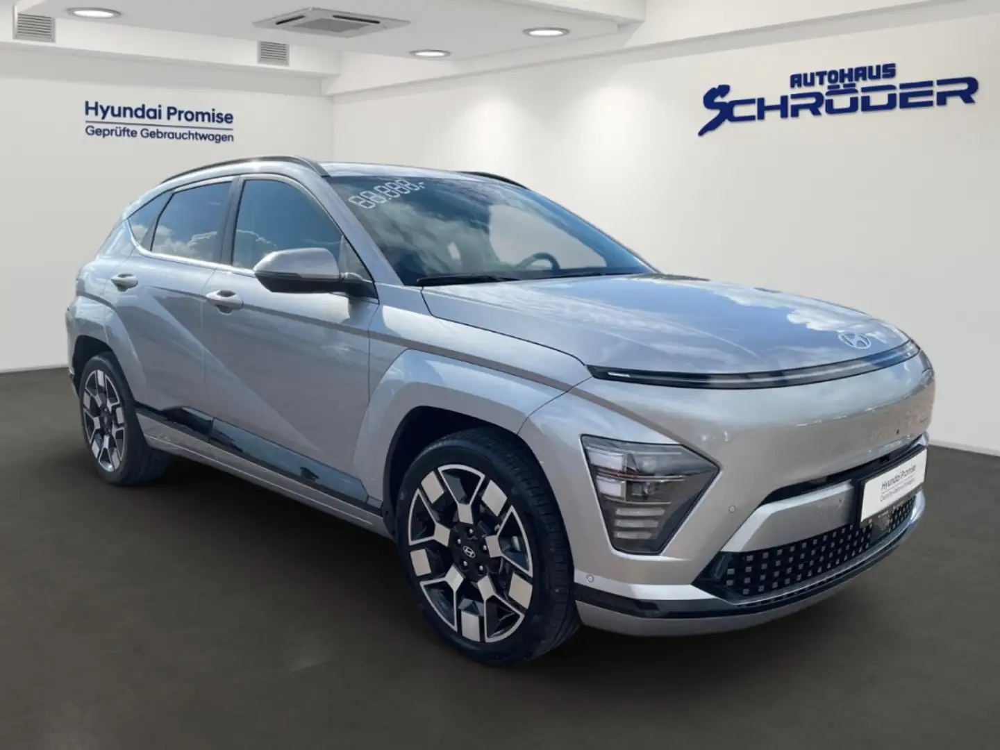 Hyundai KONA Elektro 65,4kWh PRIME Sitz-Komfort + Assistenz-Pak Ezüst - 2