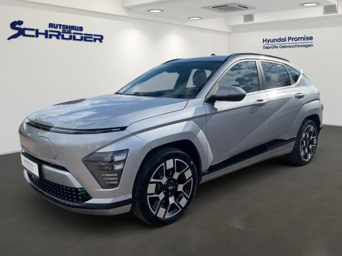 Hyundai KONA Elektro 65,4kWh PRIME Sitz-Komfort + Assistenz-Pak Ezüst - 1