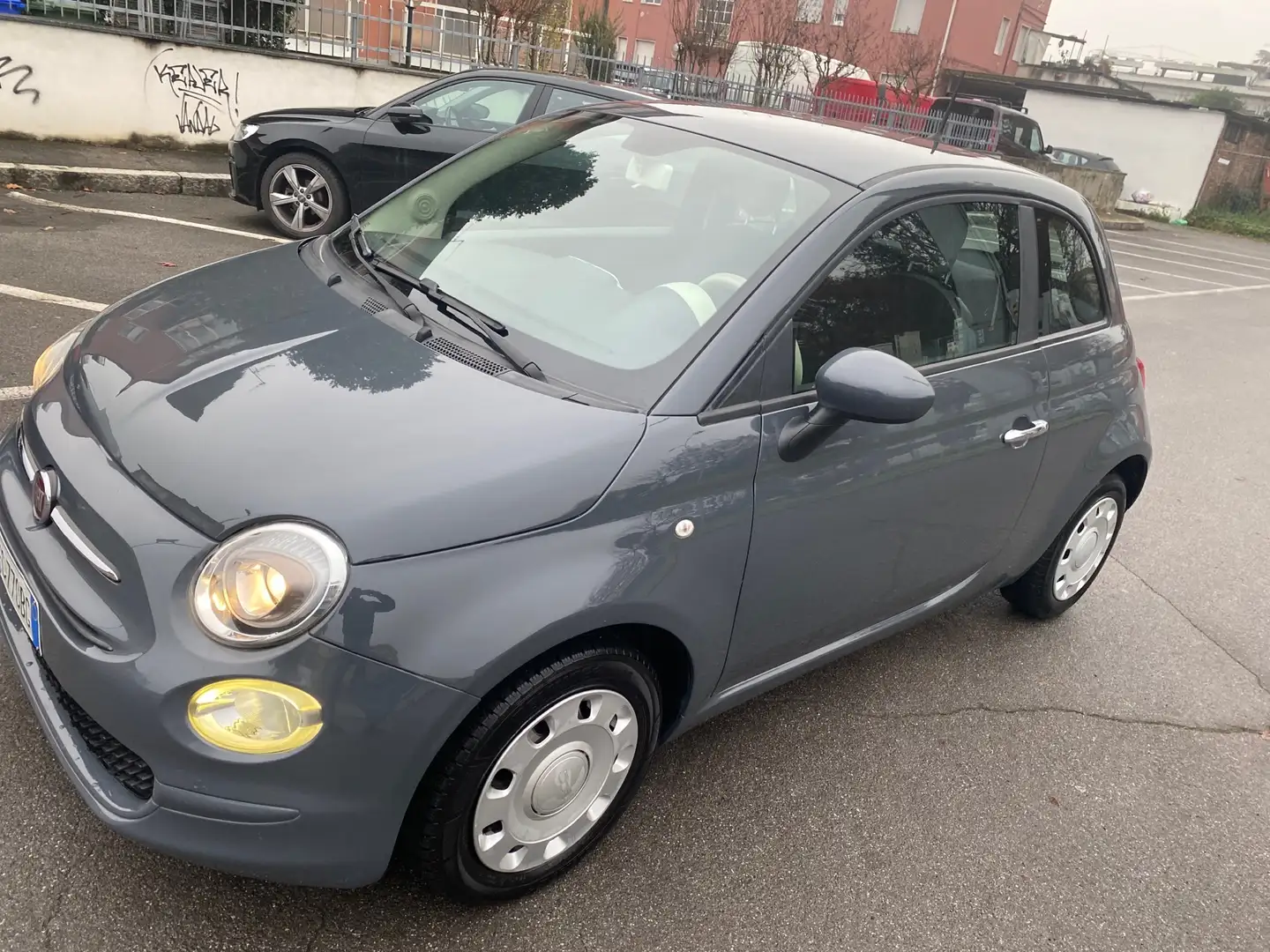 Fiat 500 1.2 lounge NEOPATENTATi Gris - 1