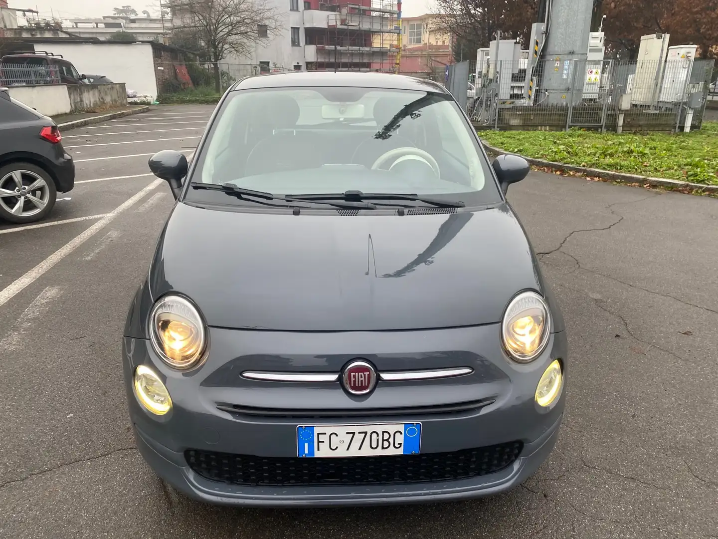 Fiat 500 1.2  lounge  NEOPATENTATi Gris - 2