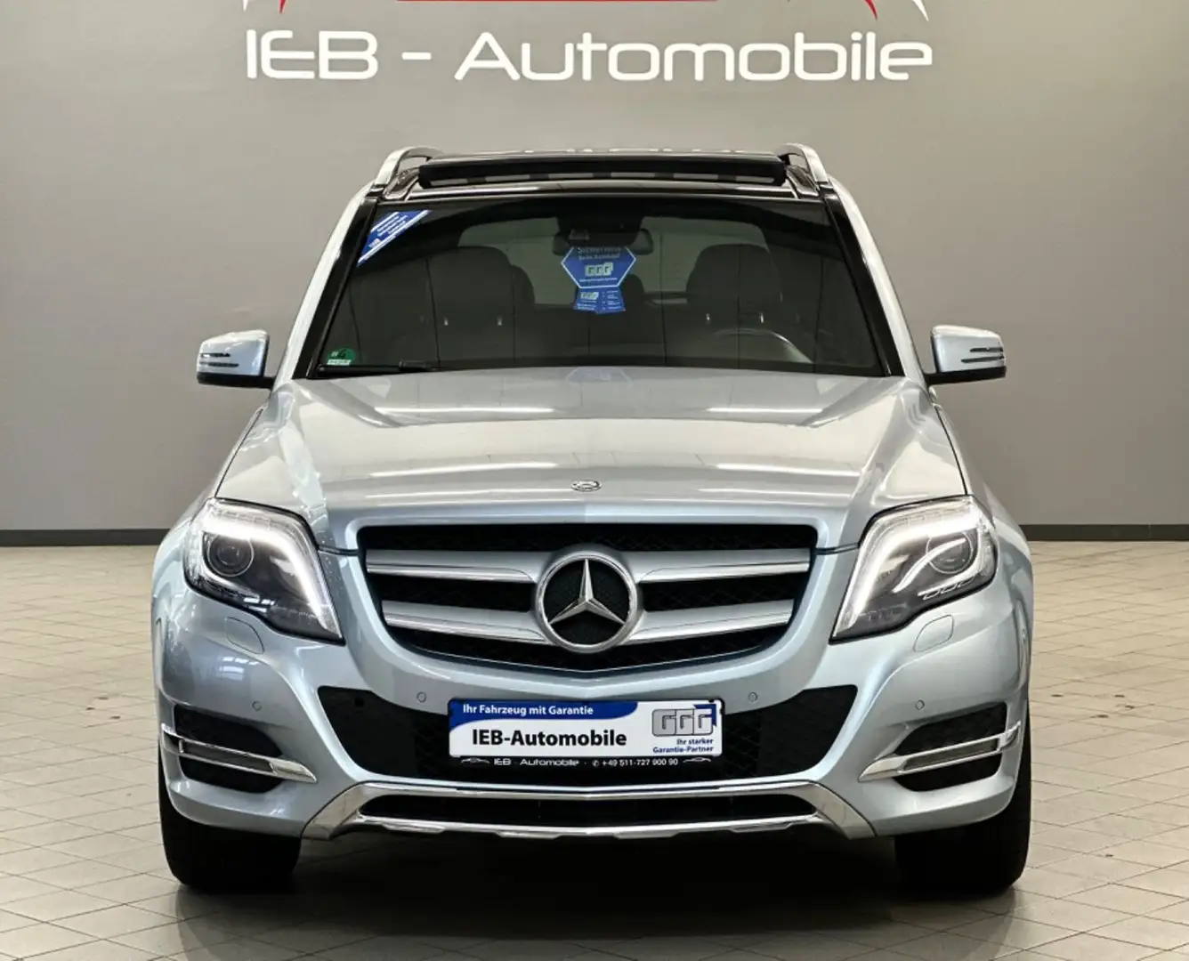 Mercedes-Benz GLK 220 CDI BlueEff. 4M/Panorama/Leder/Xenon/AHK Silber - 2