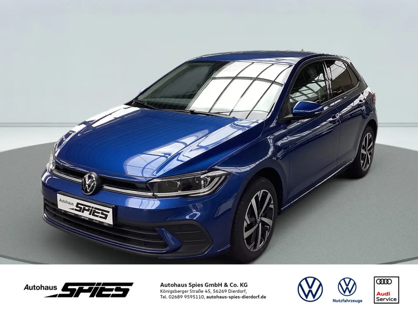 Volkswagen Polo VI 1.0 Active Bleu - 1
