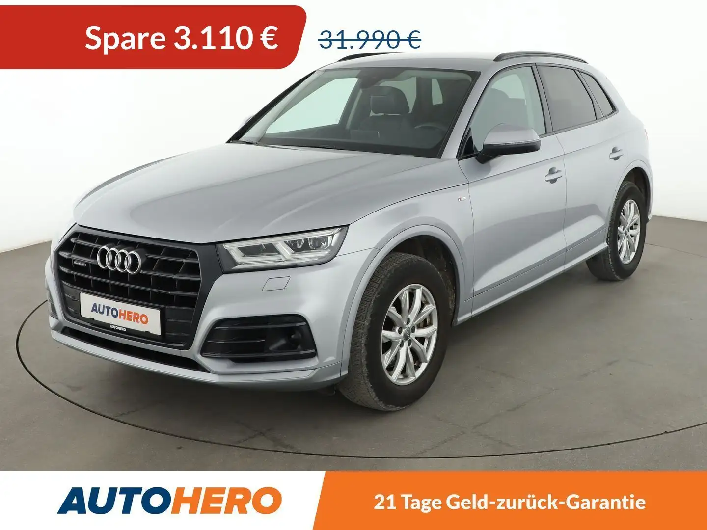 Audi Q5 40 TDI quattro Sport Aut.*S-LINE*NAVI*LED*ACC*CAM* Grau - 1