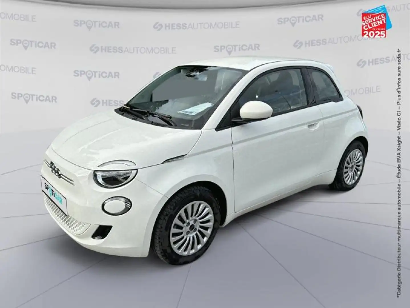Fiat 500e e 95ch Action Blanc - 1