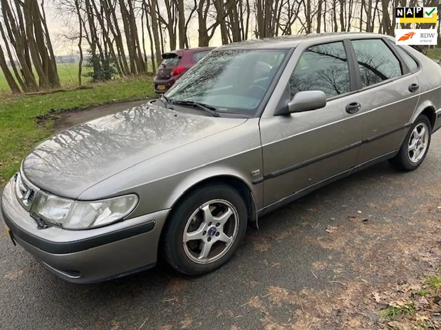 Saab 9-3 2.0t AUTOMATIC-NIEUWE APK Grijs - 1