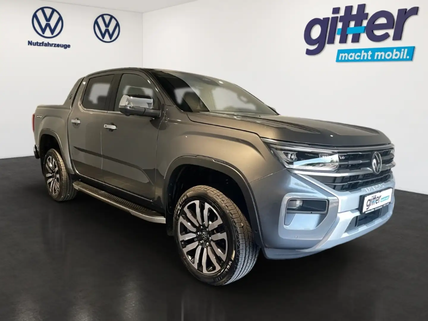 Volkswagen Amarok 3.0 TDI 4M Aventura LED  Sthzg AHK LED NAV RFK Grau - 2