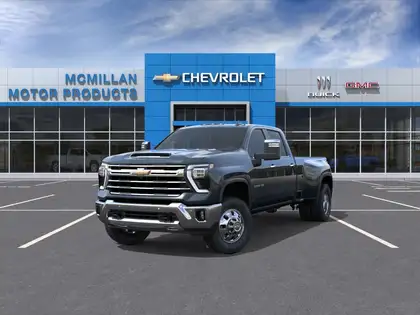 Gray 2026 Chevrolet Silverado 3500HD LTZ Crew Cab 4WD Pickup Truck Four-Wheel Drive Automatic