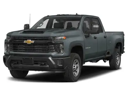 Gray 2026 Chevrolet Silverado 3500HD LTZ Crew Cab 4WD Pickup Truck Four-Wheel Drive Automatic