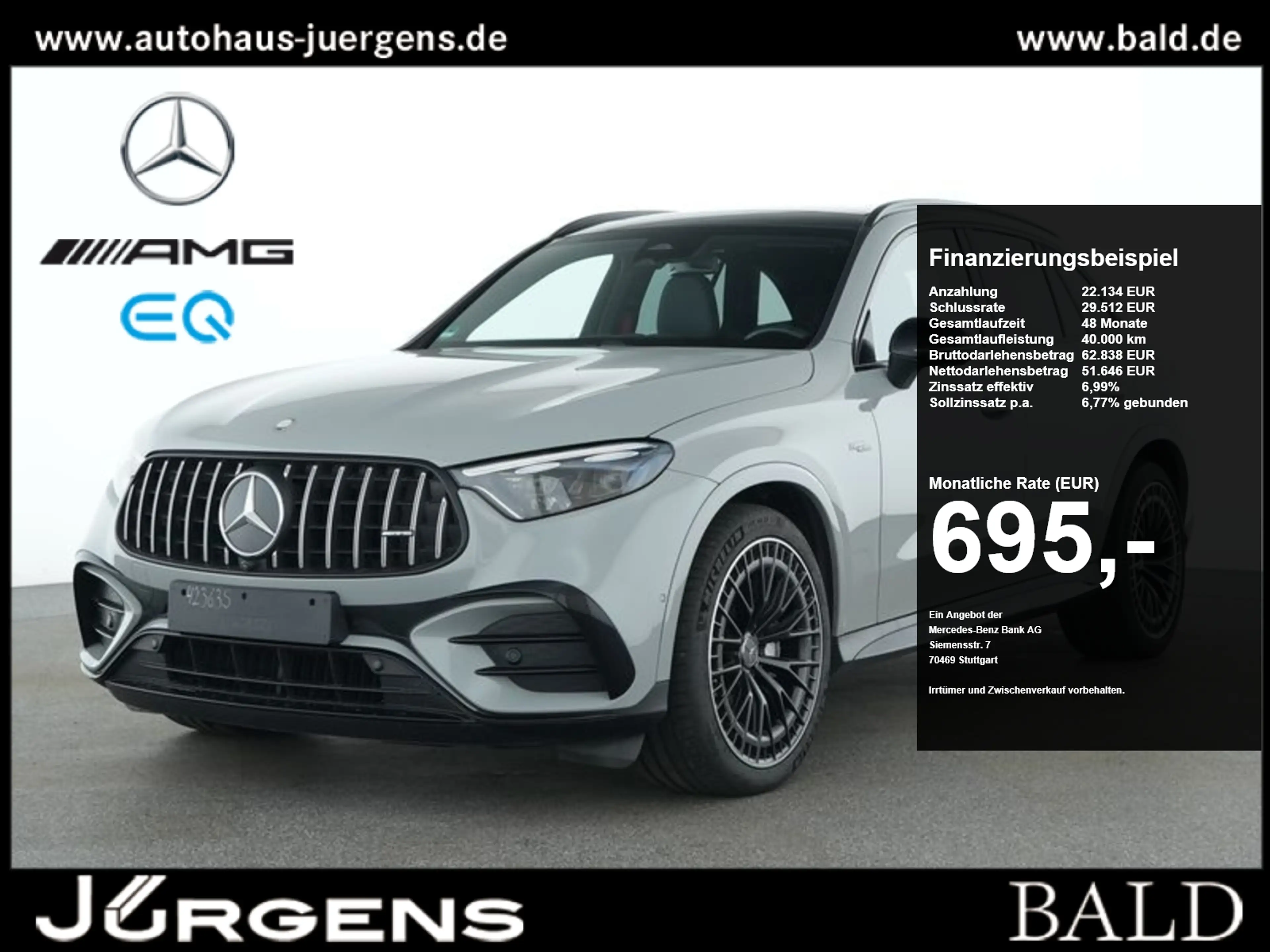 Mercedes-Benz GLC 43 AMG 4M Pano/AHK/StdHz/Burm/Night/DIGITAL