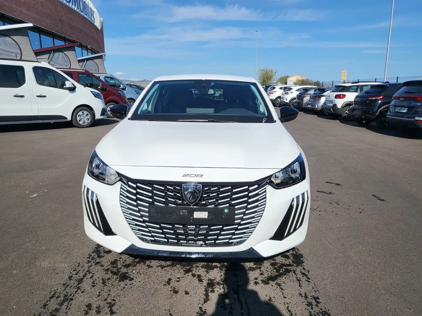 Peugeot e-208 1.2 PURETECH 100CH S\u0026S ALLURE Blanc - 2