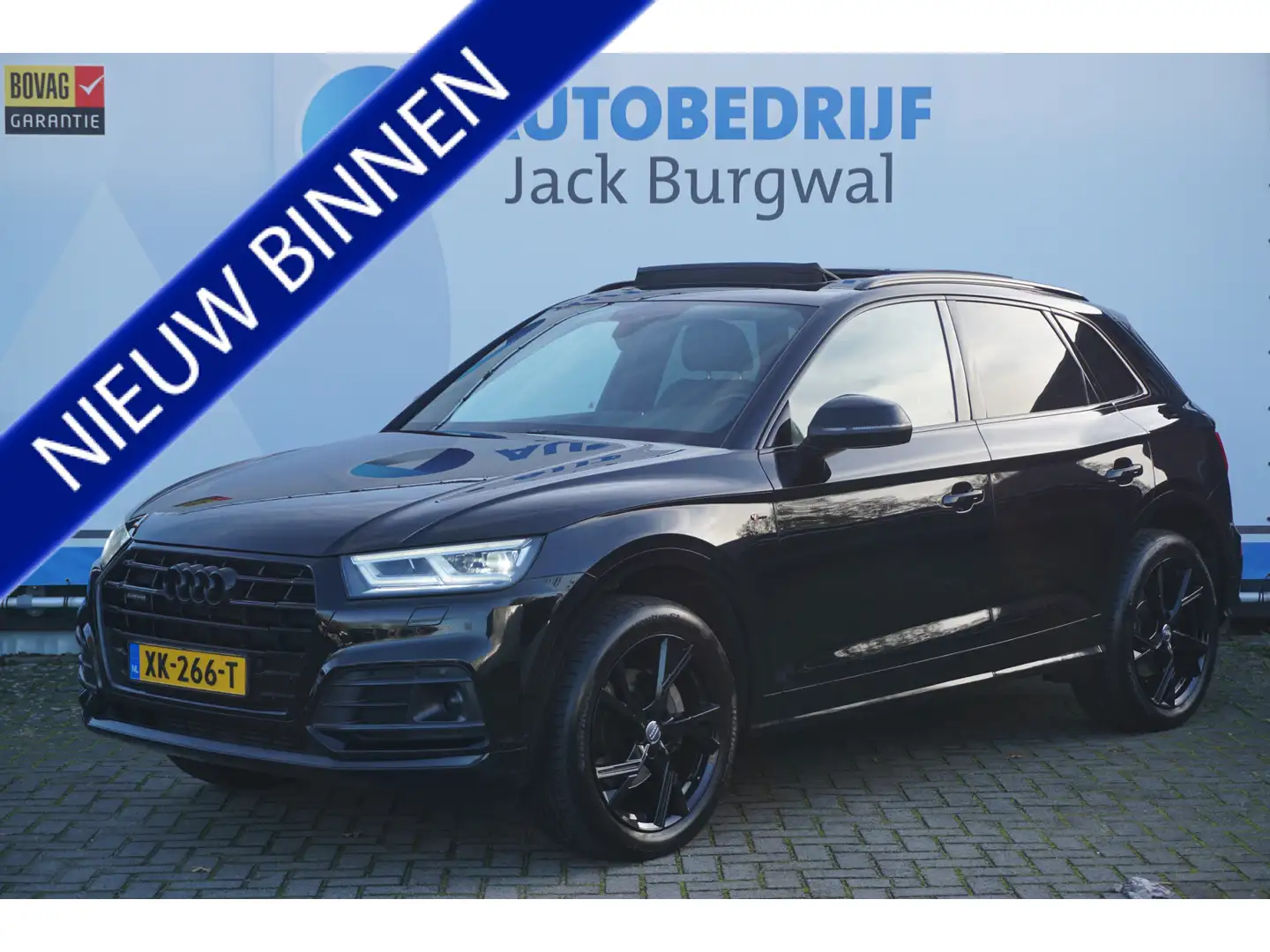 Audi Q5 2.0 TFSI 252PK S-Tronic Quattro Sport S Line Black Zwart - 1