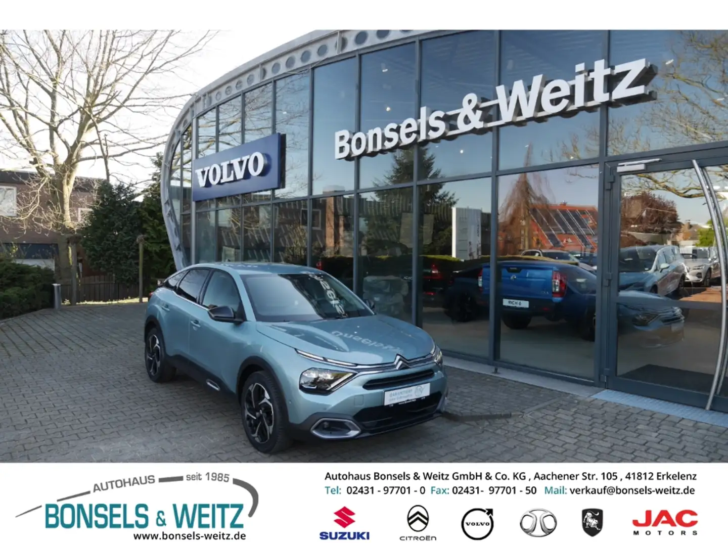 Citroen C4 1.2 PureTech 130 S&S EAT8 MAX HUD Navi LED Apple C Blau - 1