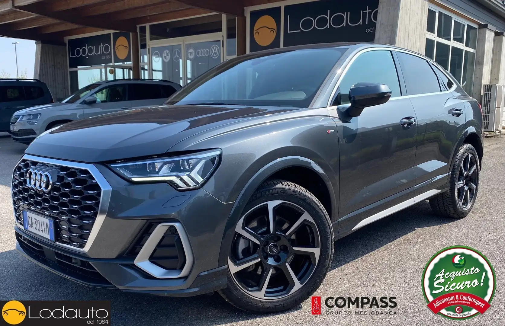 Audi Q3 Q3 Sportback 40 2.0tdi 3xS line quattro 190cv aut. Grigio - 1