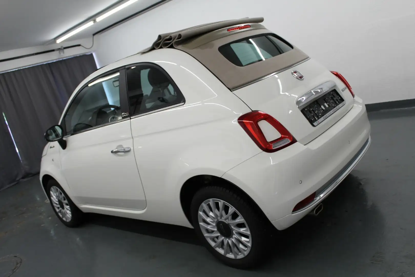 Fiat 500C 1.0 Dolcevita Apple+Klima+PDC! Weiß - 1