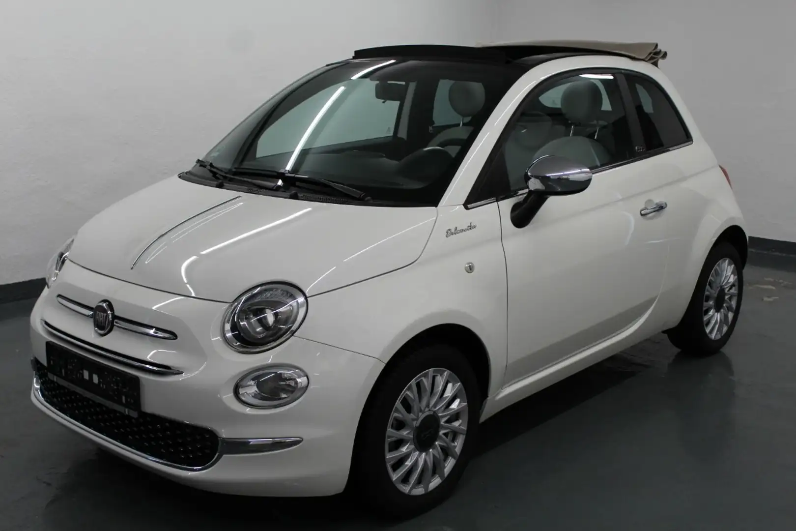 Fiat 500C 1.0 Dolcevita Apple+Klima+PDC! Weiß - 2