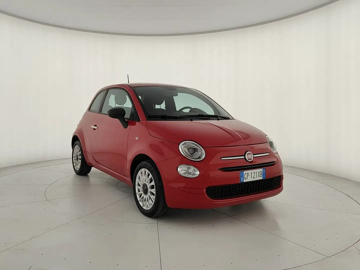 Fiat 500 1.0 hybrid (Red) 70cv Unico Proprietario! KM22000! Rouge - 1
