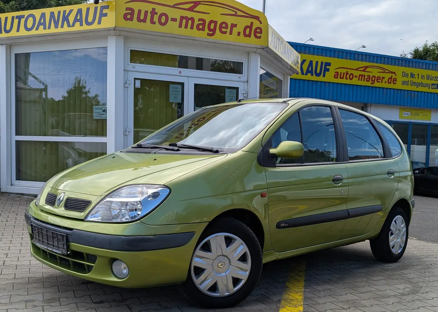 Renault Scenic 1.6 16V*Klima*TÜV3.26*Rentner*OptischeGeb Verde - 1
