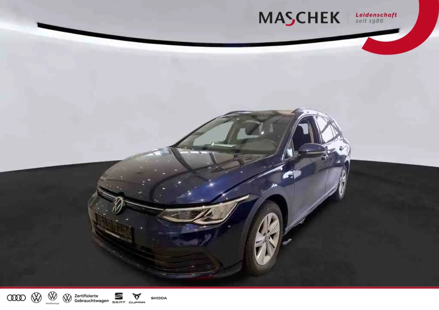 Volkswagen Golf Variant 2.0 TDI DSG Navi AHK ACC Carplay Blau - 1