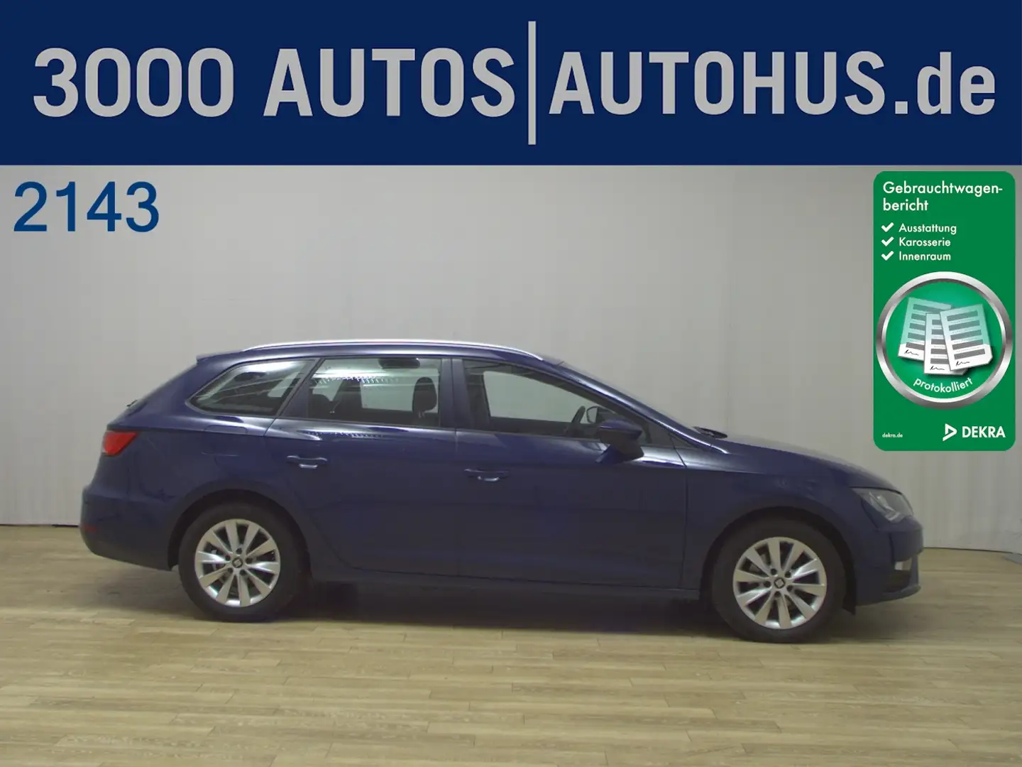 SEAT Leon 2.0 TDI ST Style Navi Sound SHZ Winterp. Blau - 1