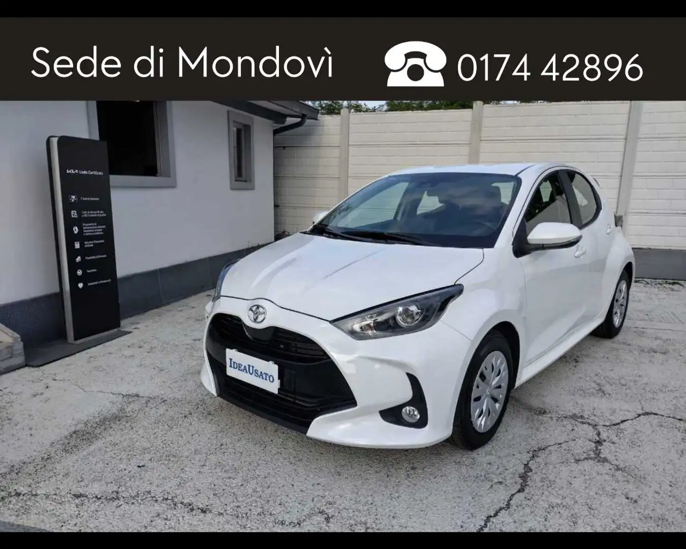 Toyota Yaris 1.0 VVT-i Active Blanc - 1