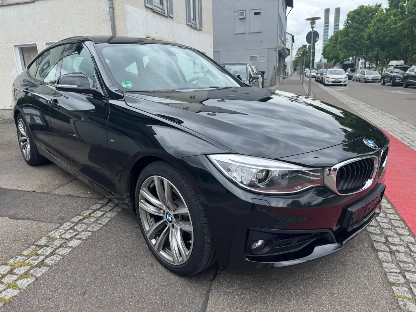 BMW 320 Navi/ Pano/  Sportline Zwart - 2