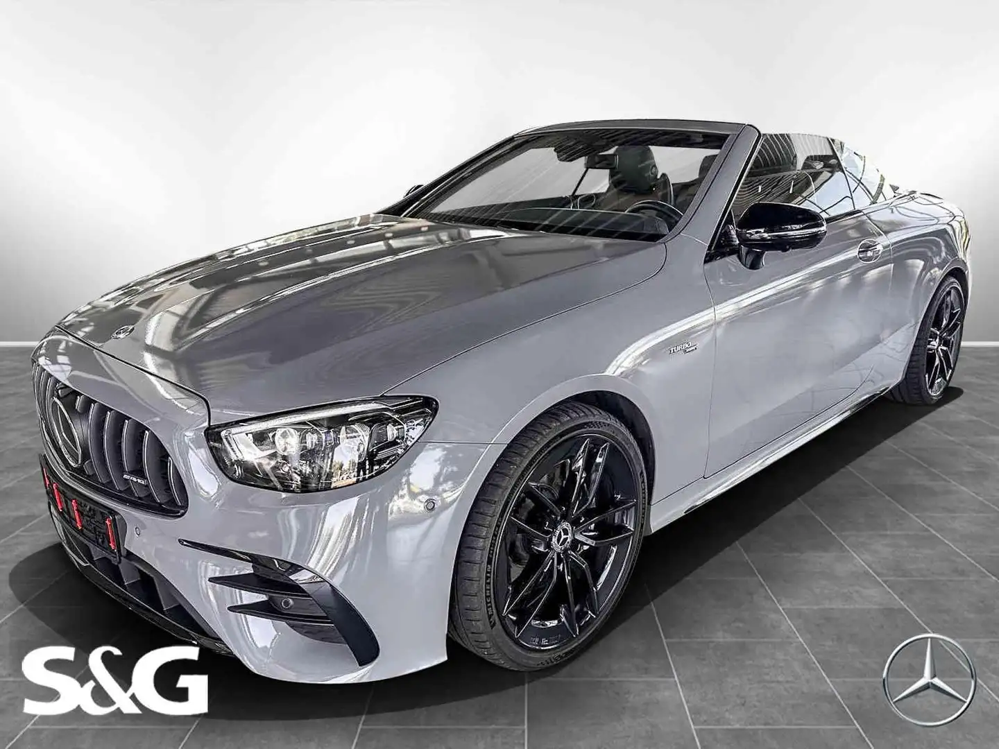 Mercedes-Benz E 53 AMG 4MATIC+ Cabriolet 360°+Night+MBUX+LED Чорний - 1