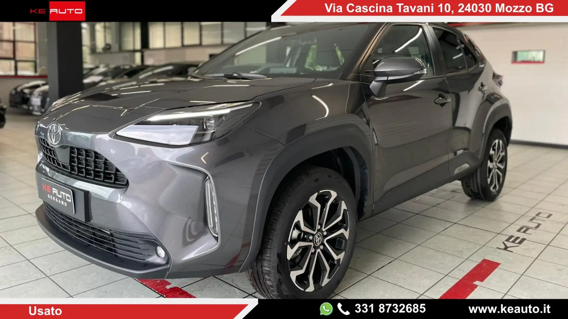 Toyota Yaris Cross 1.5h Trend fwd 130cv e-cvt Grigio - 1