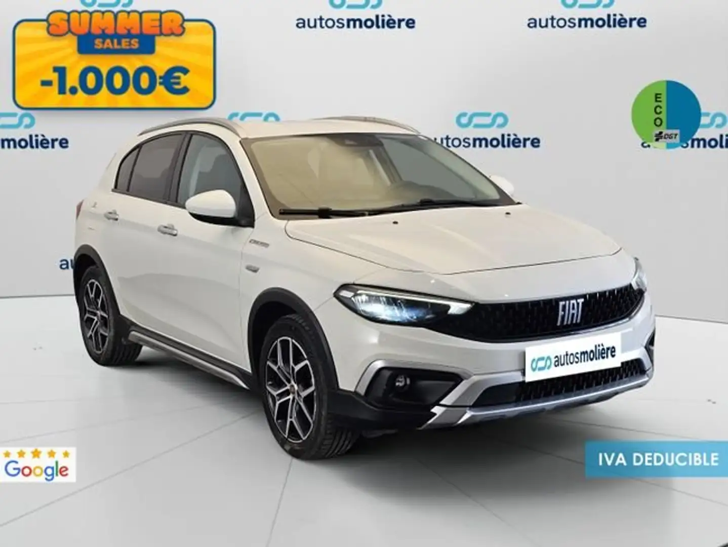 Fiat Tipo 1.5+Hybrid+Cross+DCT+97+kW+%28130+CV%29 Blanco - 2