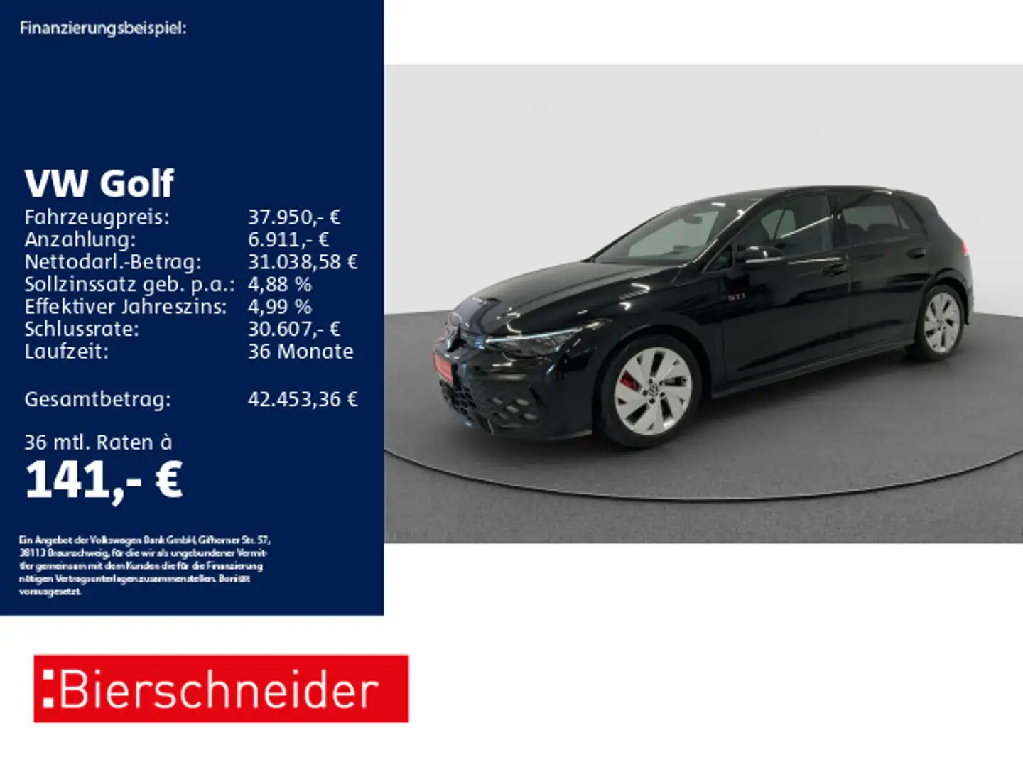 Volkswagen Golf GTI Golf 8 GTI 2.0 TSI DSG Black 19 AHK MATRIX PANO Schwarz - 1
