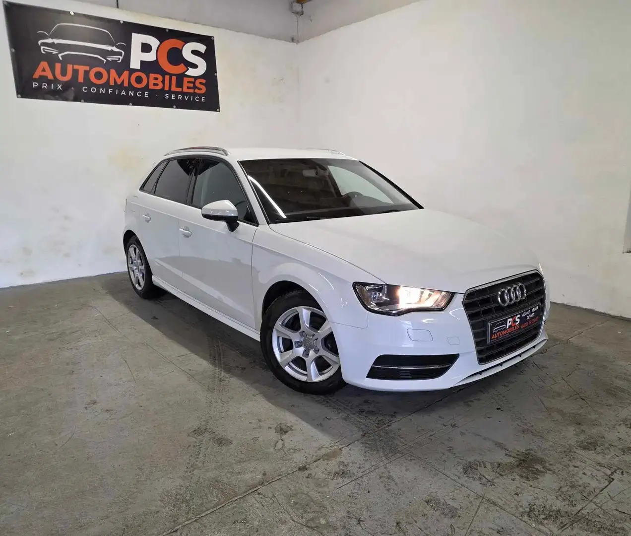 Audi A3 Sportback 1.6 TDi*EURO 6*GPS*CUIR CHAUFF*PDC*... Biały - 2