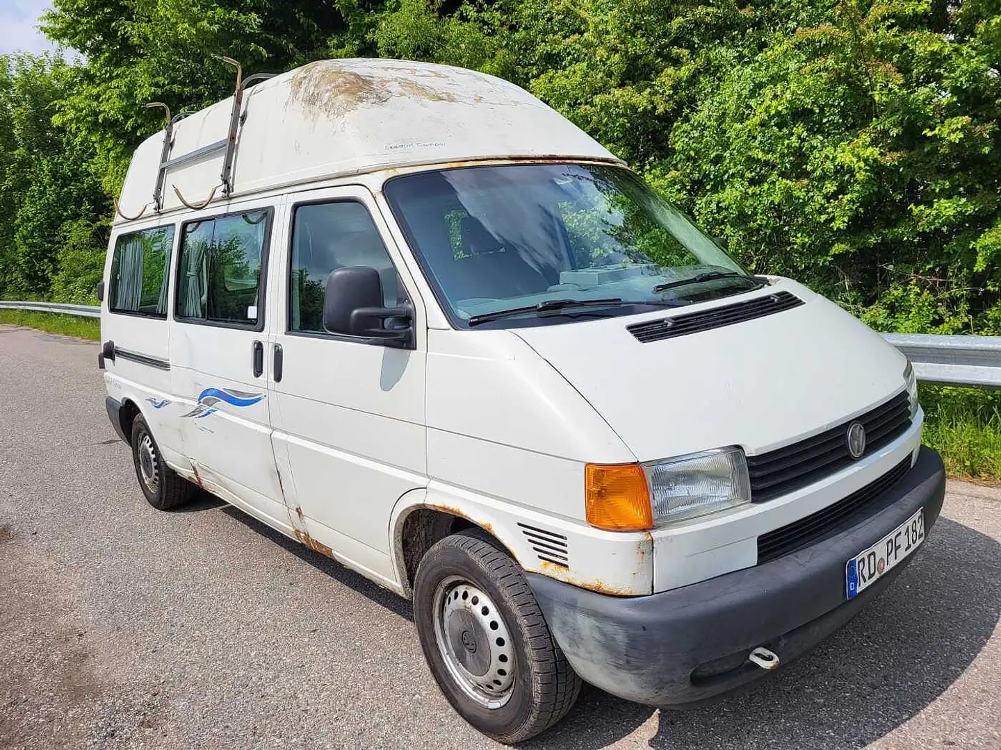 Volkswagen T4 T 4 Transporter Blanc - 1